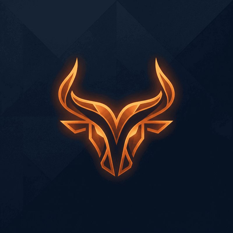 Alternative logo — outlined bull