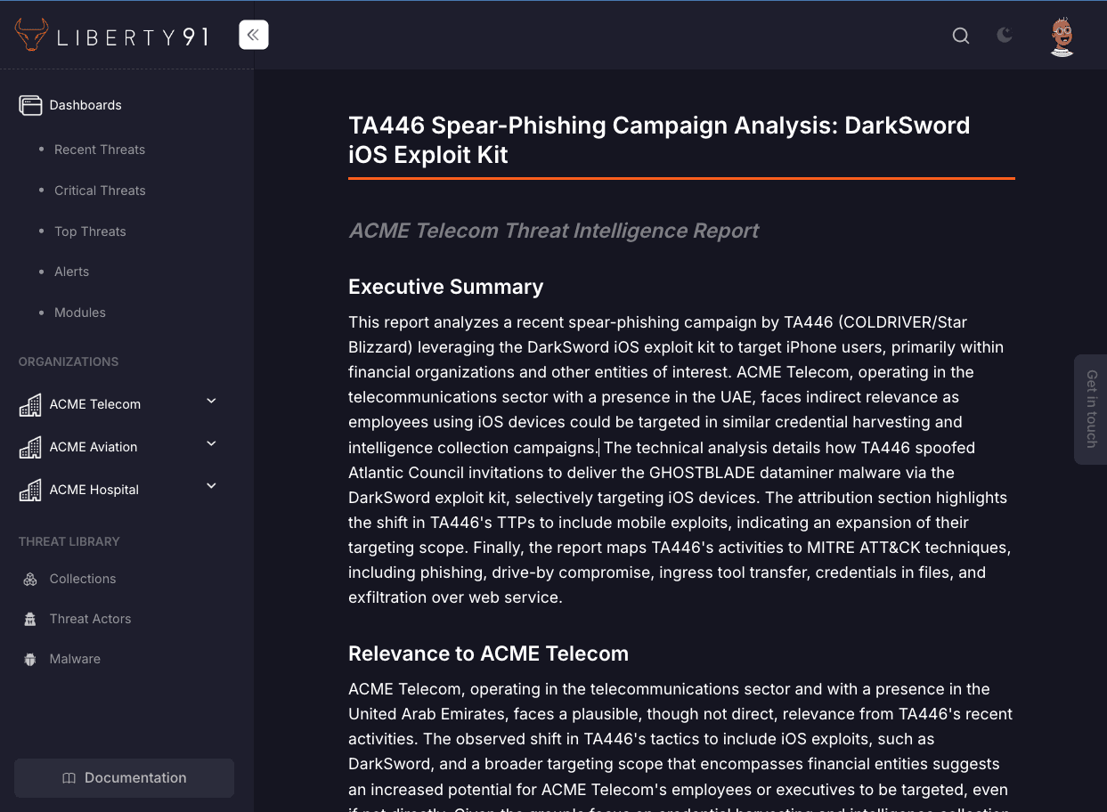 automated custom reporting by Liberty91